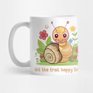 Hit the trail, happy Snail Mug